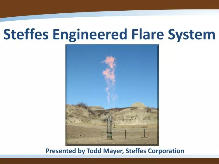 steffes engineered flare system