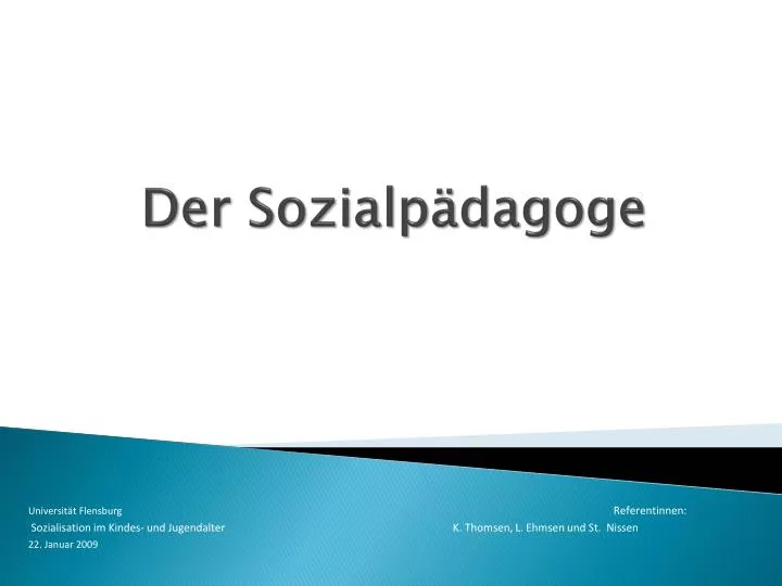 der sozialp dagoge