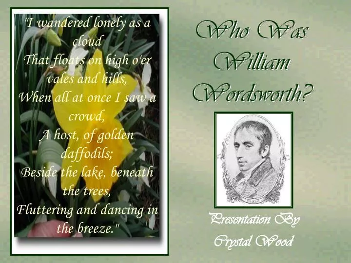 who was william wordsworth