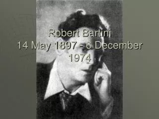 Robert Bartini 14 May 1897 - 6 December 1974