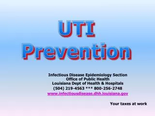 UTI Prevention