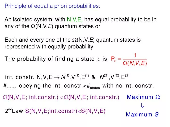 principle of equal a priori probability