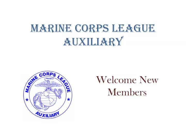 marine corps league auxiliary