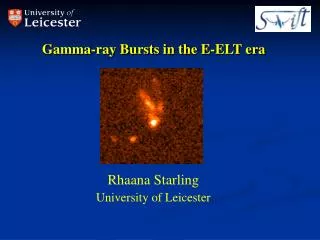 Gamma-ray Bursts in the E-ELT era