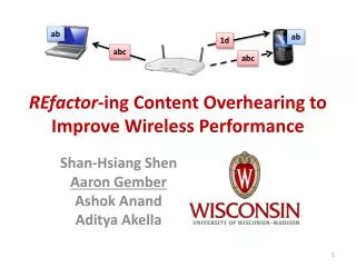 REfactor -ing Content Overhearing to Improve Wireless Performance
