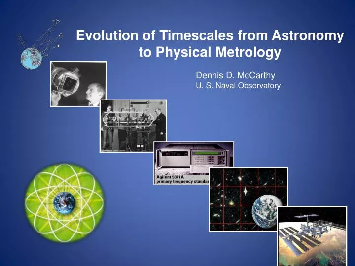 evolution of timescales from astronomy to physical metrology