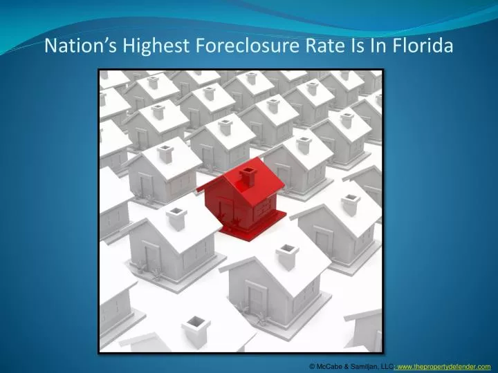 nation s highest foreclosure rate is in florida