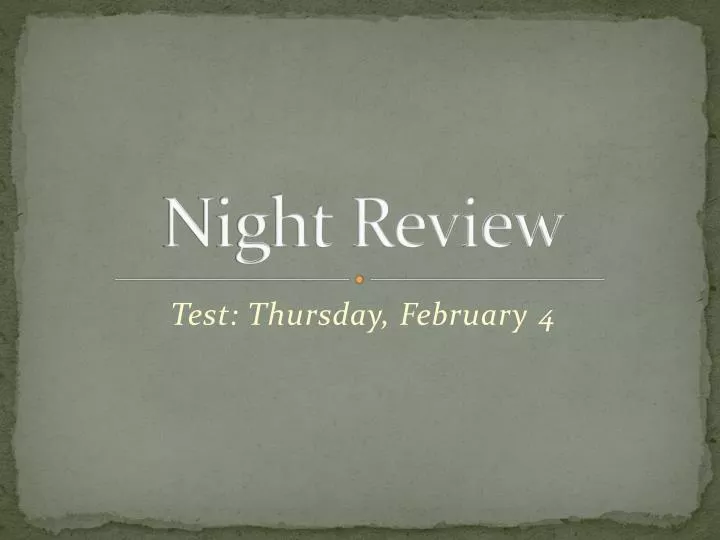 night review