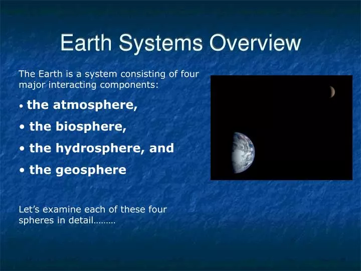 earth systems overview