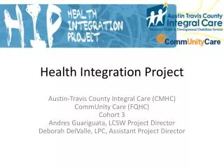 Health Integration Project