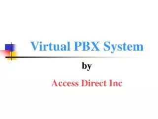 Virtual PBX Phone System