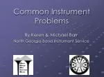 Common Instrument Problems - slide 1