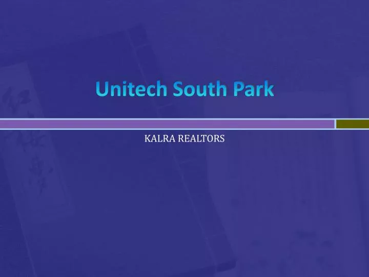 unitech south park