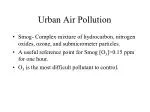 Urban Air Pollution