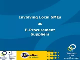 Involving Local SMEs as E-Procurement Suppliers