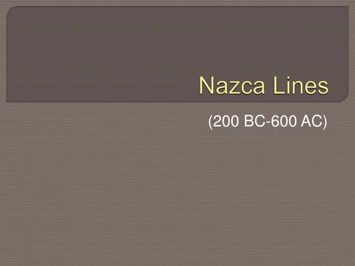 nazca lines