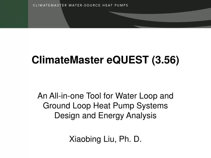 climatemaster equest 3 56