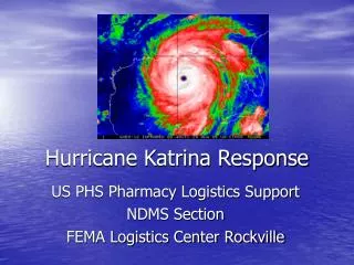 Hurricane Katrina Response