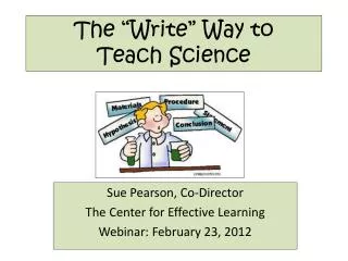 The “Write” Way to Teach Science