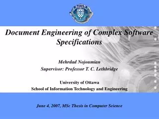 June 4, 2007, MSc Thesis in Computer Science