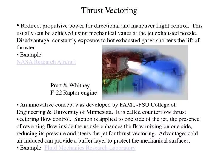 thrust vectoring