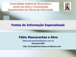 fontes de informa o especializada