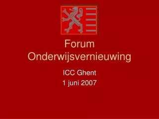 Forum Onderwijsvernieuwing