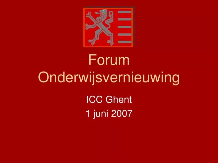 forum onderwijsvernieuwing