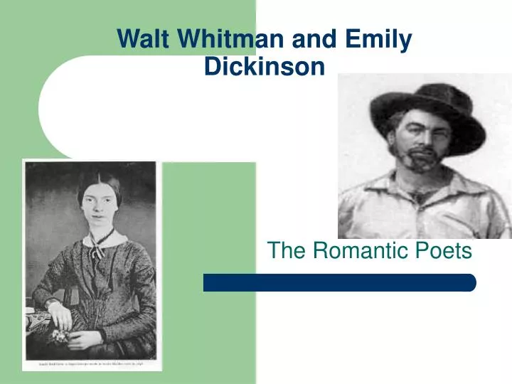 walt whitman and emily dickinson