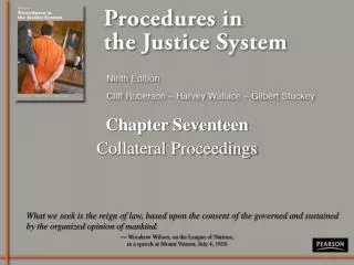 Chapter Seventeen Collateral Proceedings