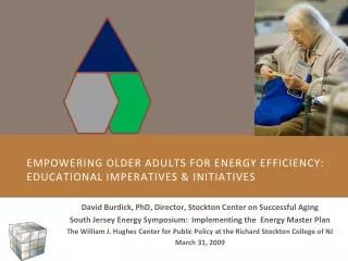 Empowering Older Adults for Energy Efficiency: Educational Imperatives &amp; Initiatives