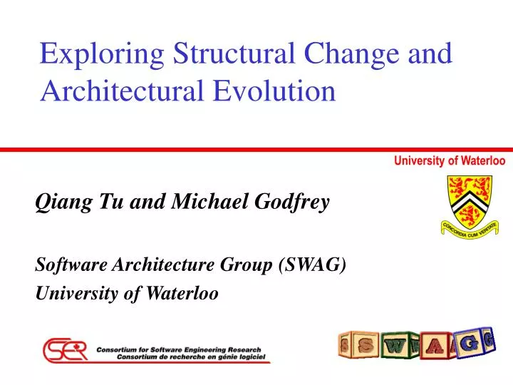 exploring structural change and architectural evolution