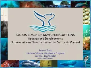 The National Marine Sanctuary Program