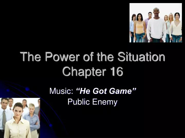 the power of the situation chapter 16