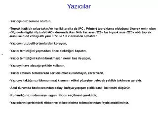 yaz c lar