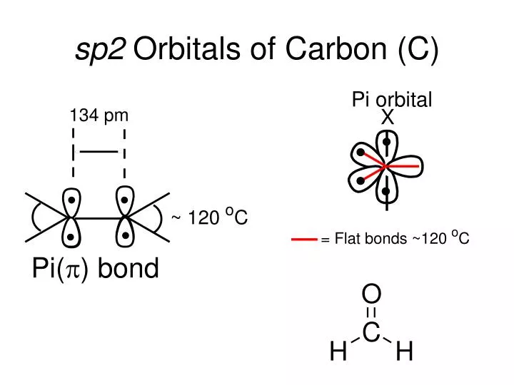 sp2 orbitals of carbon c