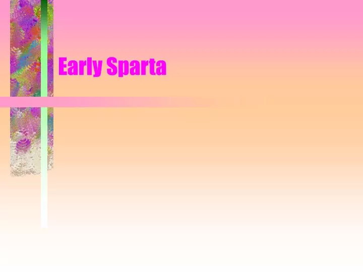 early sparta