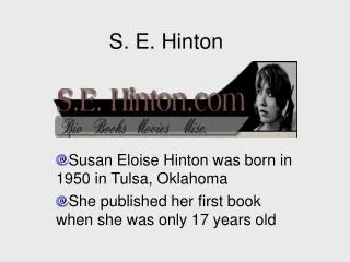 S. E. Hinton