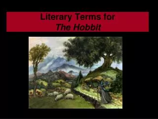 Literary Terms for The Hobbit