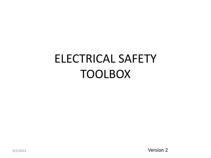 electrical safety toolbox