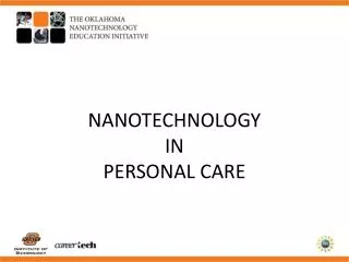 NANOTECHNOLOGY IN PERSONAL CARE