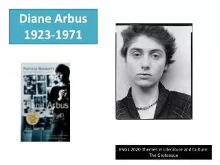 Diane Arbus 1923-1971