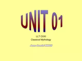 UNIT 01