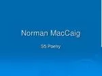 Norman MacCaig - slide 1