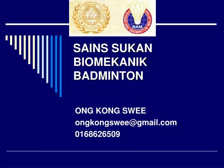 sains sukan biomekanik badminton