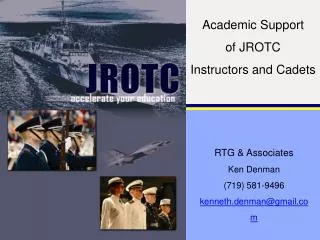 Academic Support of JROTC Instructors and Cadets