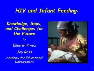 HIV and Infant Feeding: