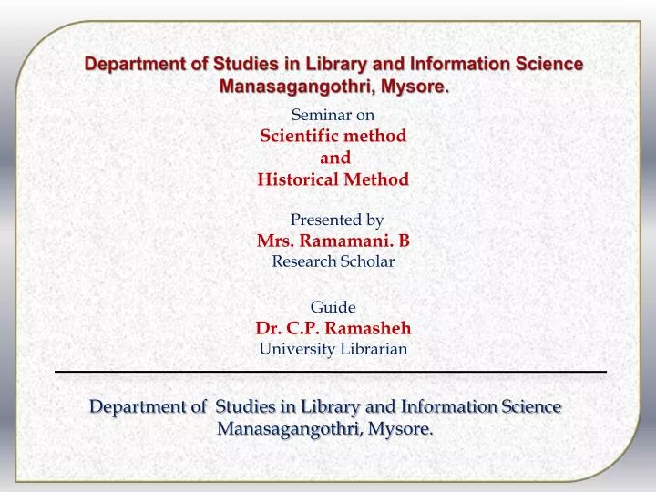 department of studies in library and information science manasagangothri mysore