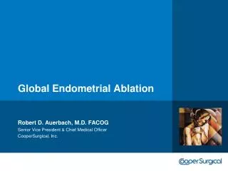 Global Endometrial Ablation