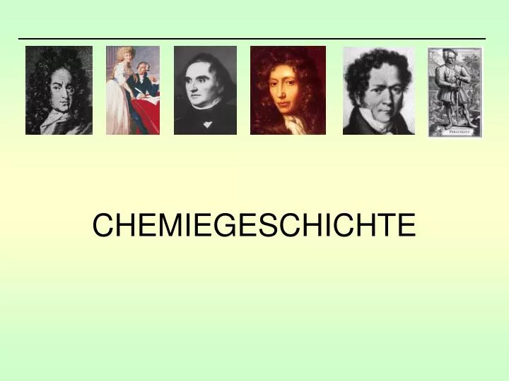 chemiegeschichte